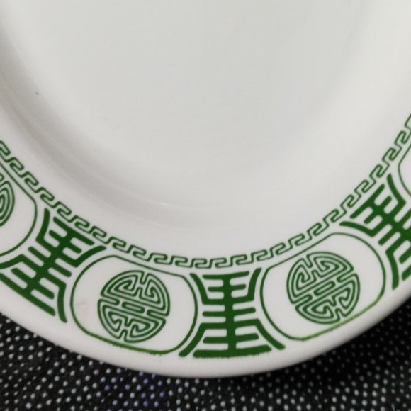 Vintage BUFFALO CHINA Ironstone Oval Dish Art Deco - Picture 2 of 9